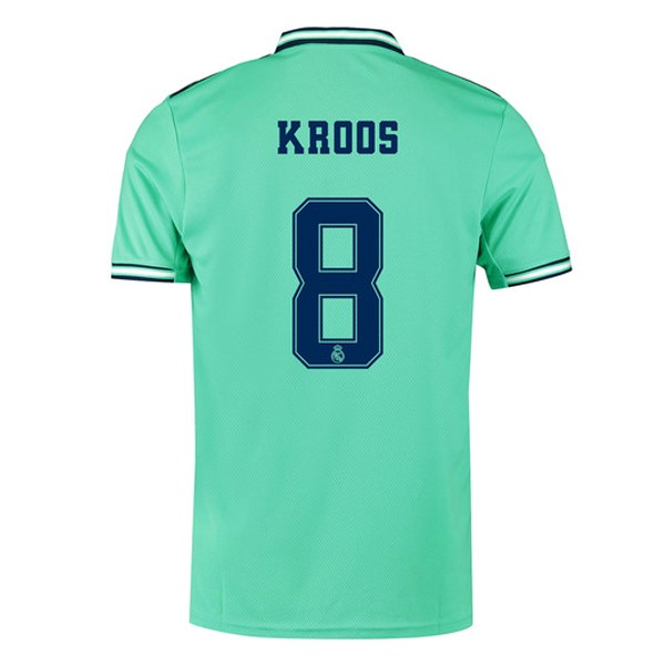 Camiseta Real Madrid NO.8 Kroos Tercera equipo 2019-20 Verde